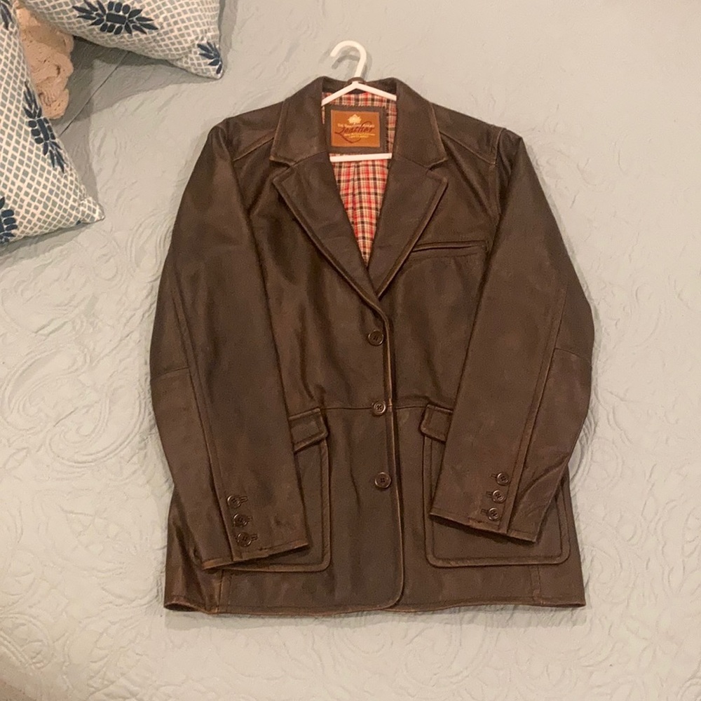 Vintage Men’s Territory Ahead Leather Jacket